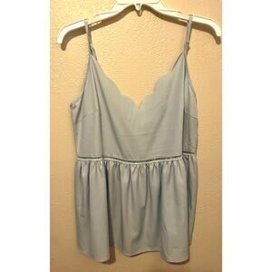 SHEIN baby blue top size large
